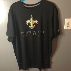 NIKE NFL new orleans saints dri-fit tee